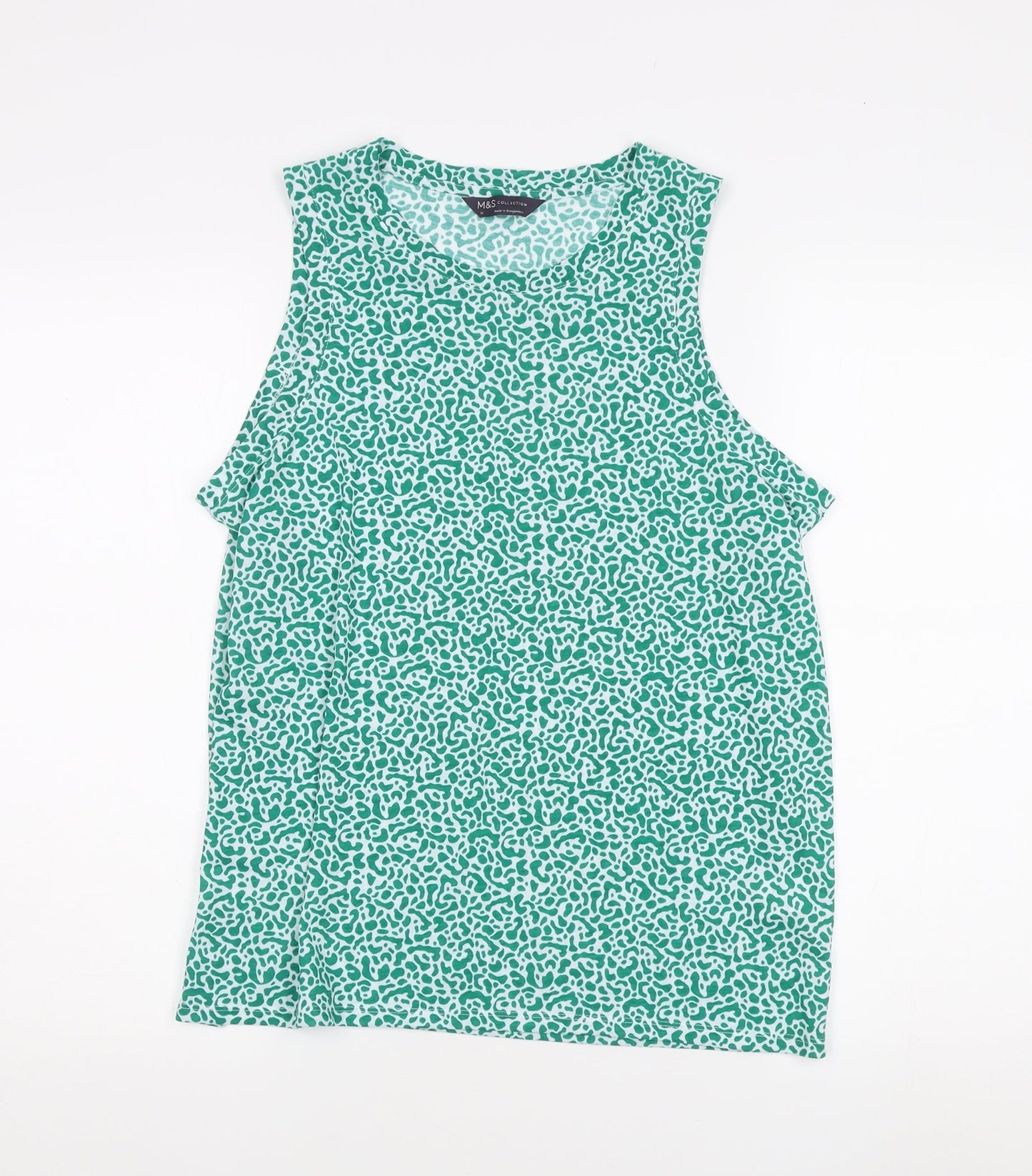 Womens UK Size 12 Marks and Spencer Green  Tank