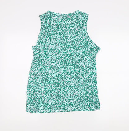 Womens UK Size 12 Marks and Spencer Green  Tank