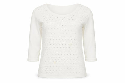 Womens UK Size M Anna Rose White Basic T-Shirt