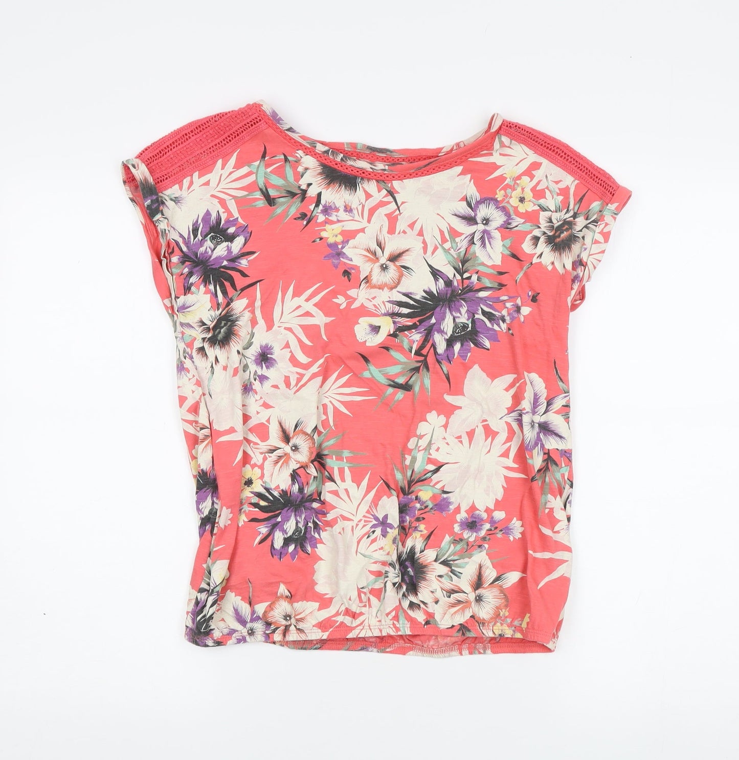 Womens UK Size 12 NEXT Multicoloured Basic T-Shirt