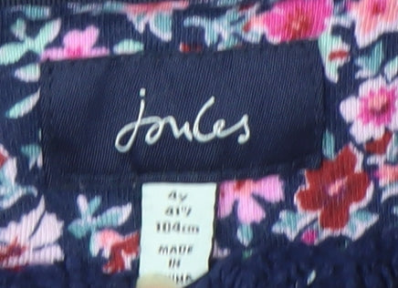 Joules Girls Floral Multicoloured Sweatshirt 4 Years