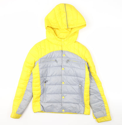 Bugatti Women's Yellow Puffer Jacket Size 14