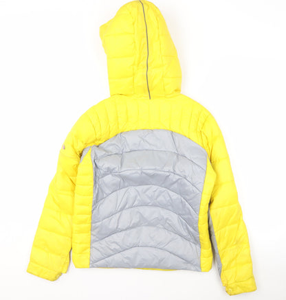 Bugatti Women's Yellow Puffer Jacket Size 14