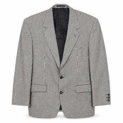 Mens UK Size 40 Pinstripe Regular Grey Suit Jacket