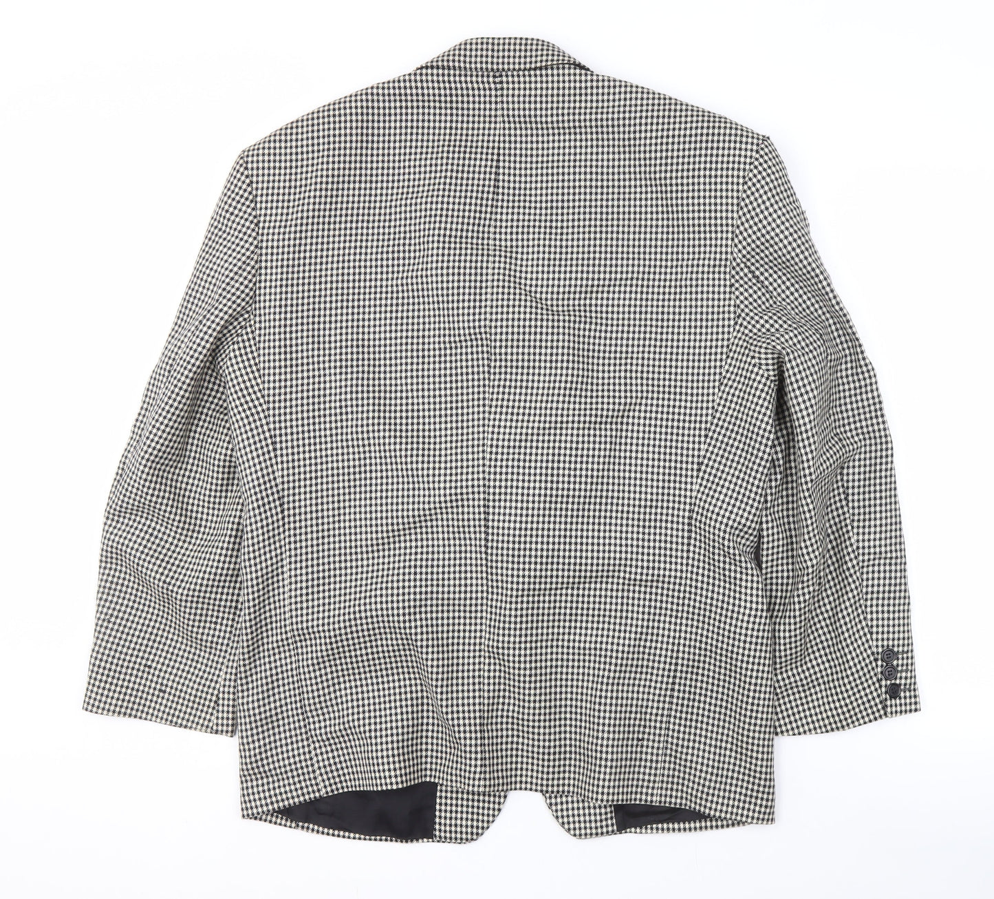 Mens UK Size 40 Pinstripe Regular Grey Suit Jacket