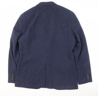 Mens UK Size 44 JACK & JONES Regular Blue Suit Jacket