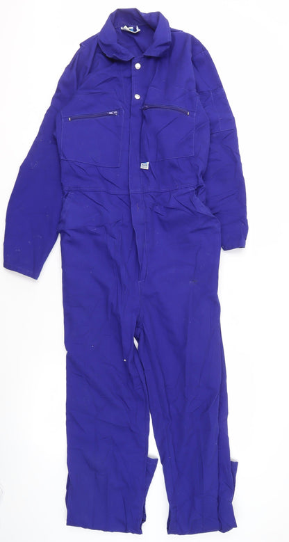 Blue Castle Men's Blue Dungarees - Size 36, Cotton Blend