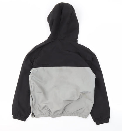 Ellesse Boys' Colourblock Jacket Black/Grey/Orange Size 10-11