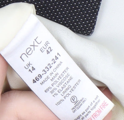 Next Women's Black Blazer Size 14 - Formal Fit