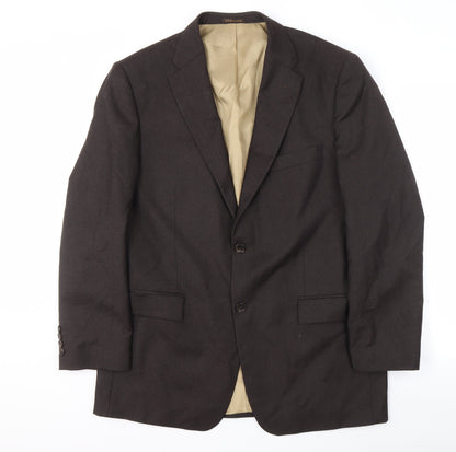 Mens UK Size 44 Marks and Spencer Regular Brown Suit Jacket