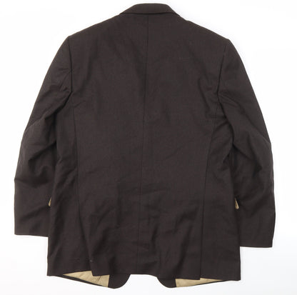 Mens UK Size 44 Marks and Spencer Regular Brown Suit Jacket
