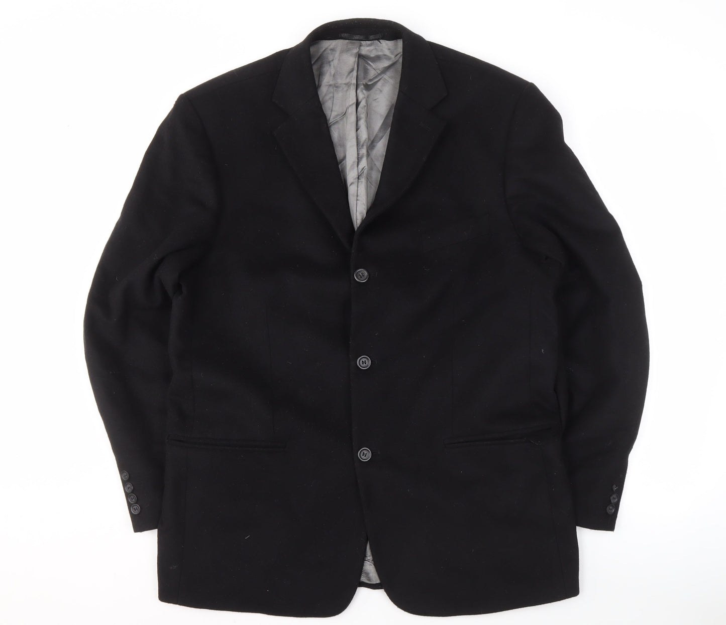 Mens UK Size 42 Thomas Nash Black Basic Jacket