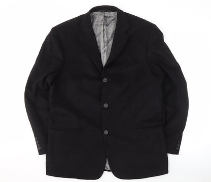 Mens UK Size 42 Thomas Nash Black Basic Jacket