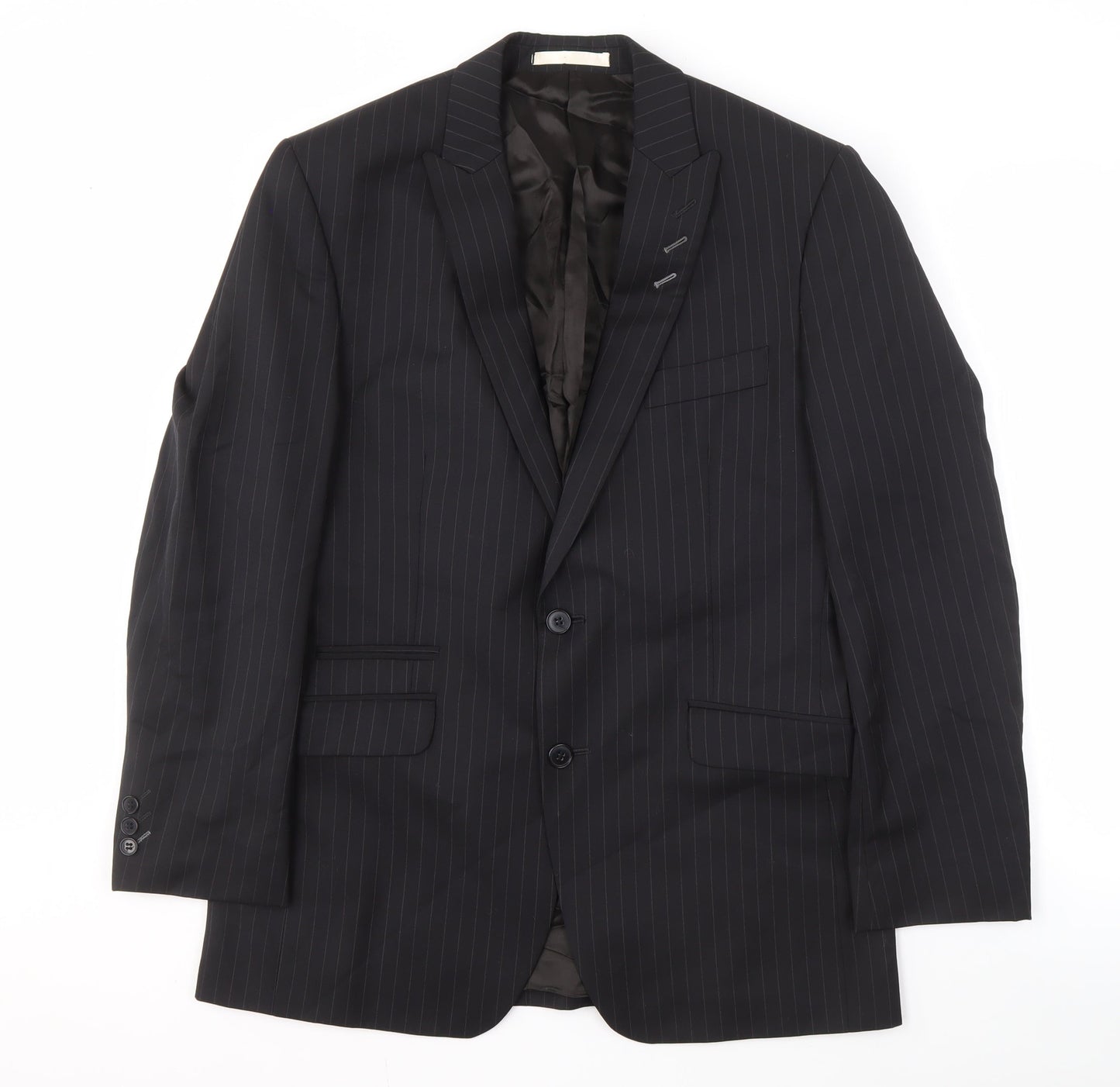 Mens UK Size 40 Limehaus Regular Blue Suit Jacket
