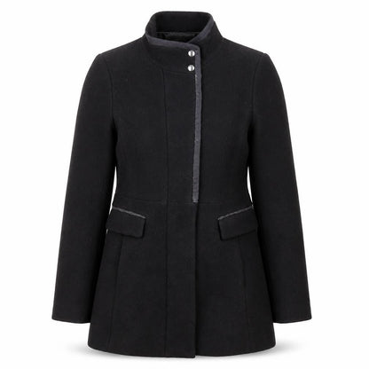 Womens UK Size XS Banana Republic Black Overcoat