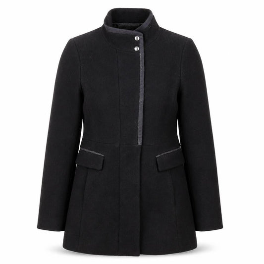 Womens UK Size XS Banana Republic Black Overcoat