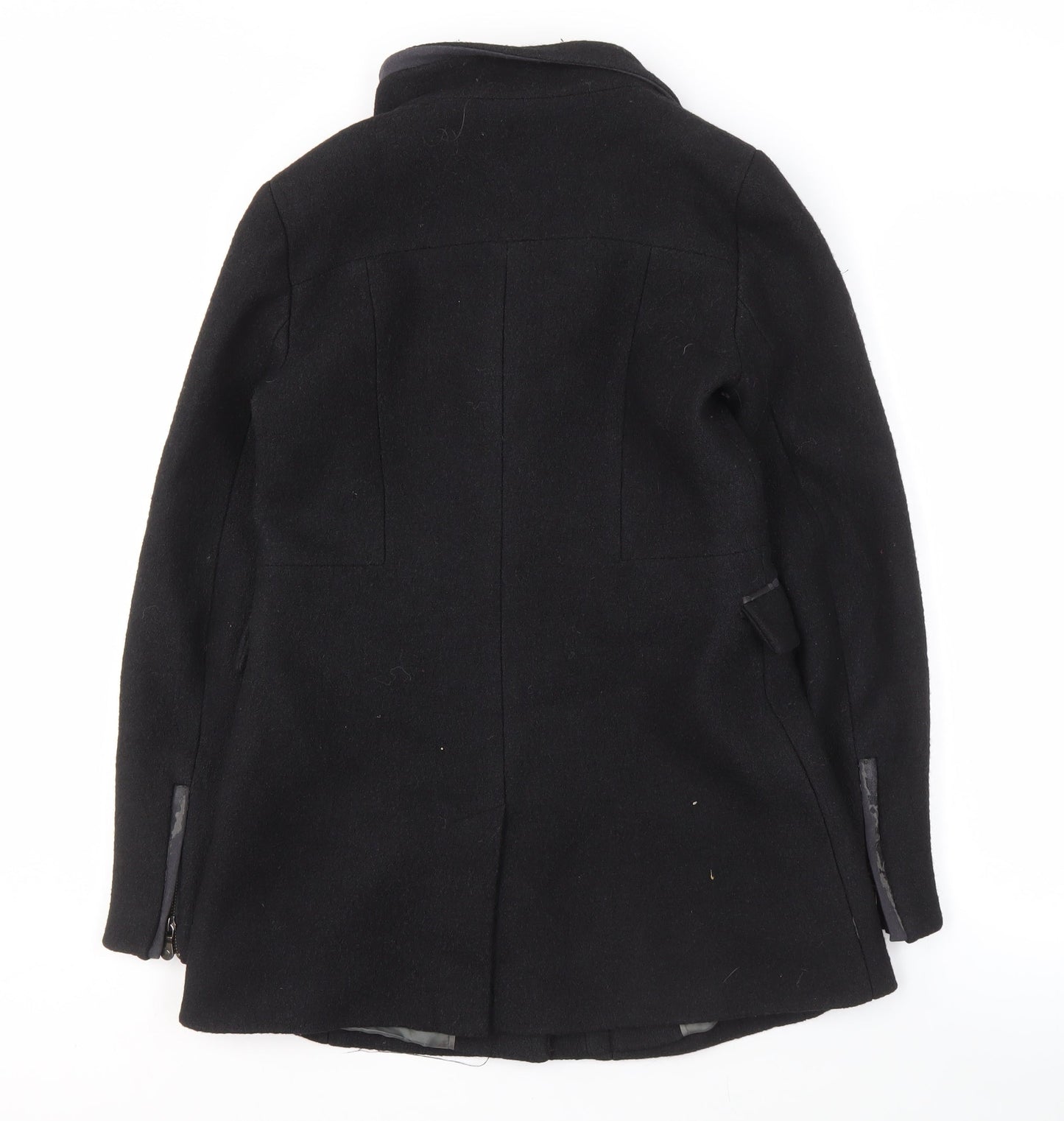 Womens UK Size XS Banana Republic Black Overcoat
