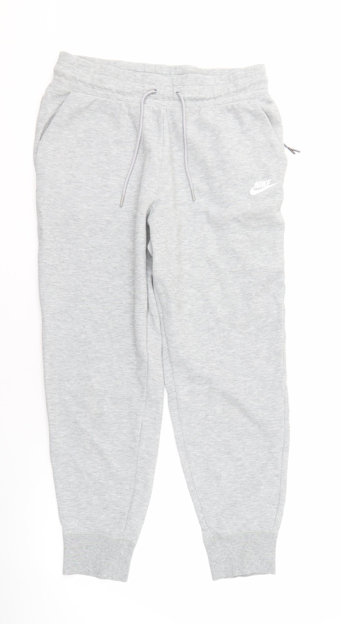Nike Men's Grey M Jogger Sweatpants Regular Fit
