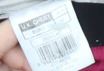 Alexandre Savile Row Men's Black 40R Jacket