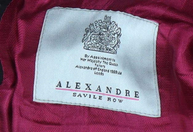 Alexandre Savile Row Men's Black 40R Jacket