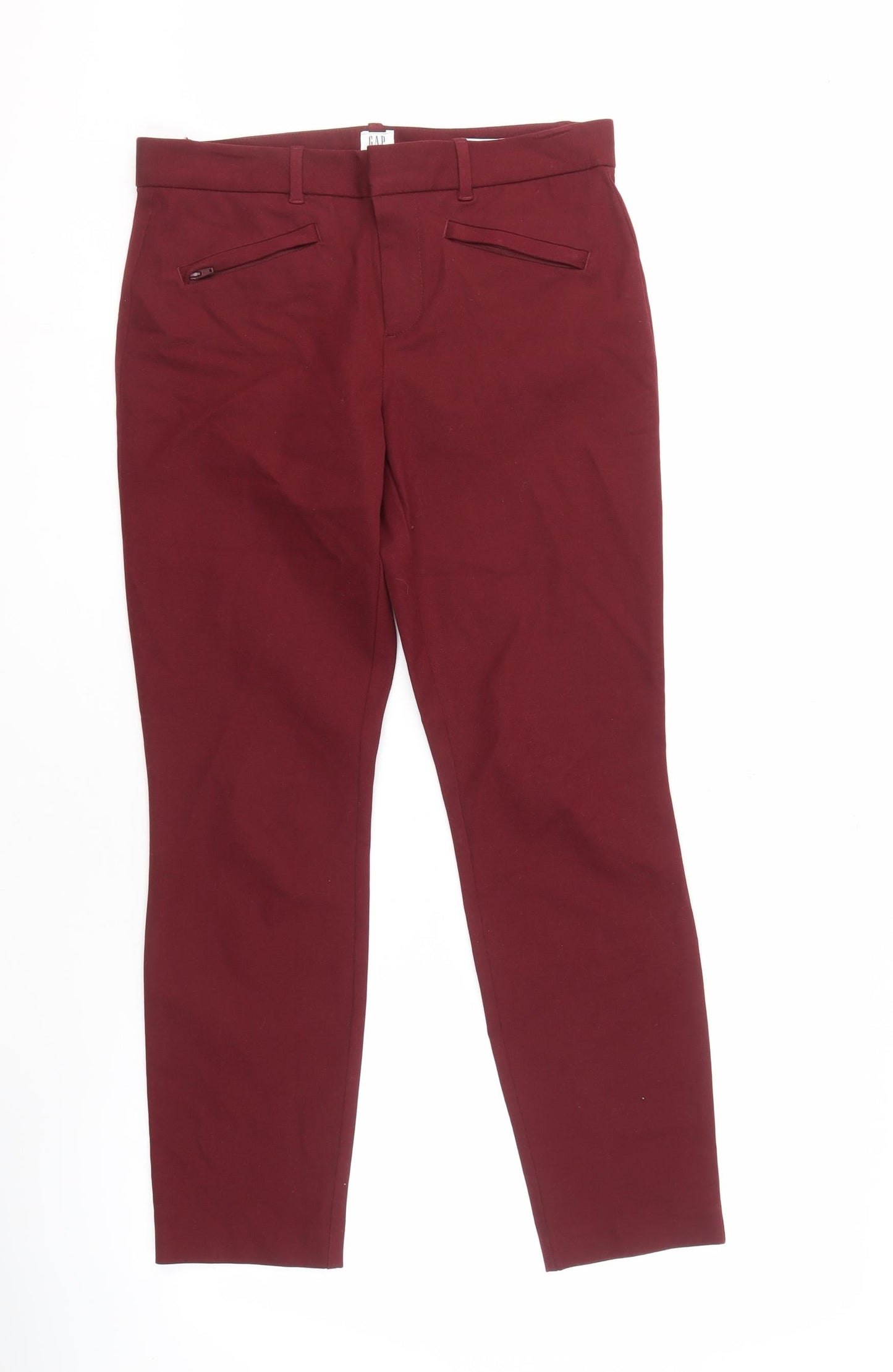 Womens UK Size 6 Gap  Ankle Red Trousers