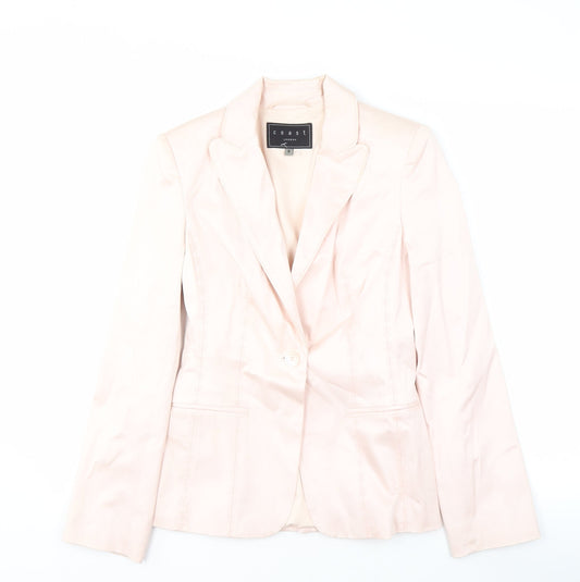 Coast Women's Ivory Blazer Size 8, Lined, One-Button