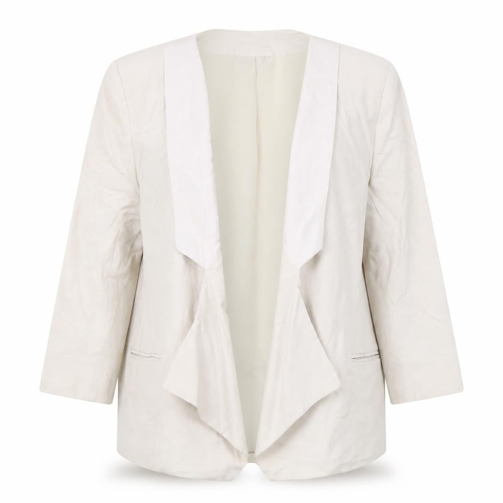 Womens UK Size 12 French Connection Regular Beige Blazer