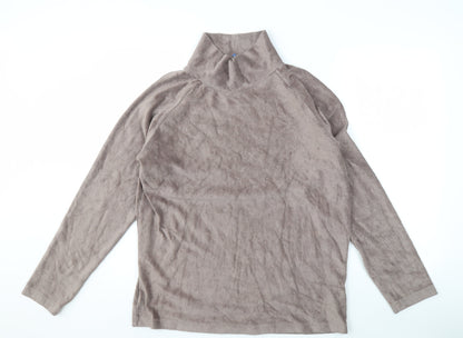 Cotton Traders Women's Brown Sweatshirt Size 20