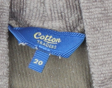 Cotton Traders Women's Brown Sweatshirt Size 20