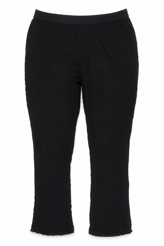 Womens UK Size 16 Cotton Traders   Black Trousers