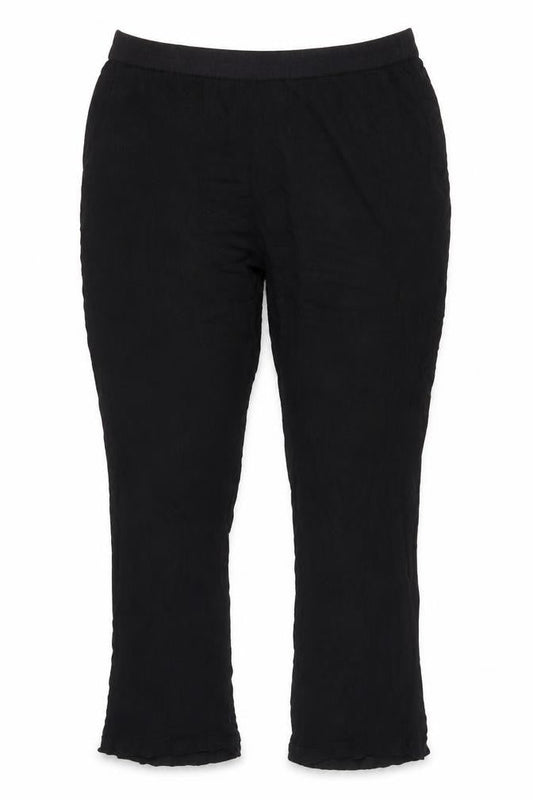 Womens UK Size 16 Cotton Traders   Black Trousers