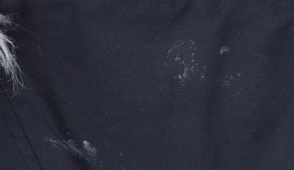 Womens UK Size XS Oasis Black Parka Coat