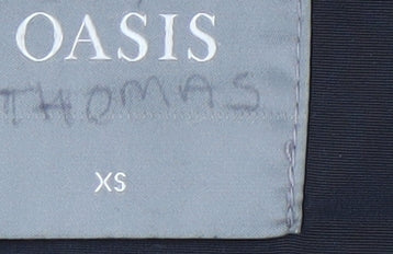 Womens UK Size XS Oasis Black Parka Coat