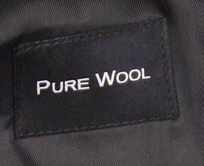 Alexandre Men's Grey Wool Blazer, Size 44 Regular Fit