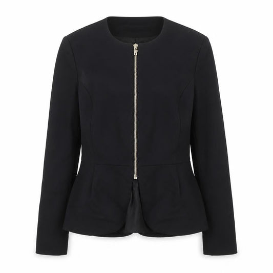 Front view of French Connection Women's Black Blazer, size 12