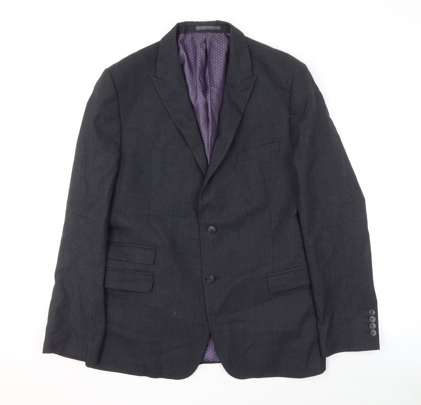 Mens UK Size 44 ONESIX5IVE Regular Grey Suit Jacket