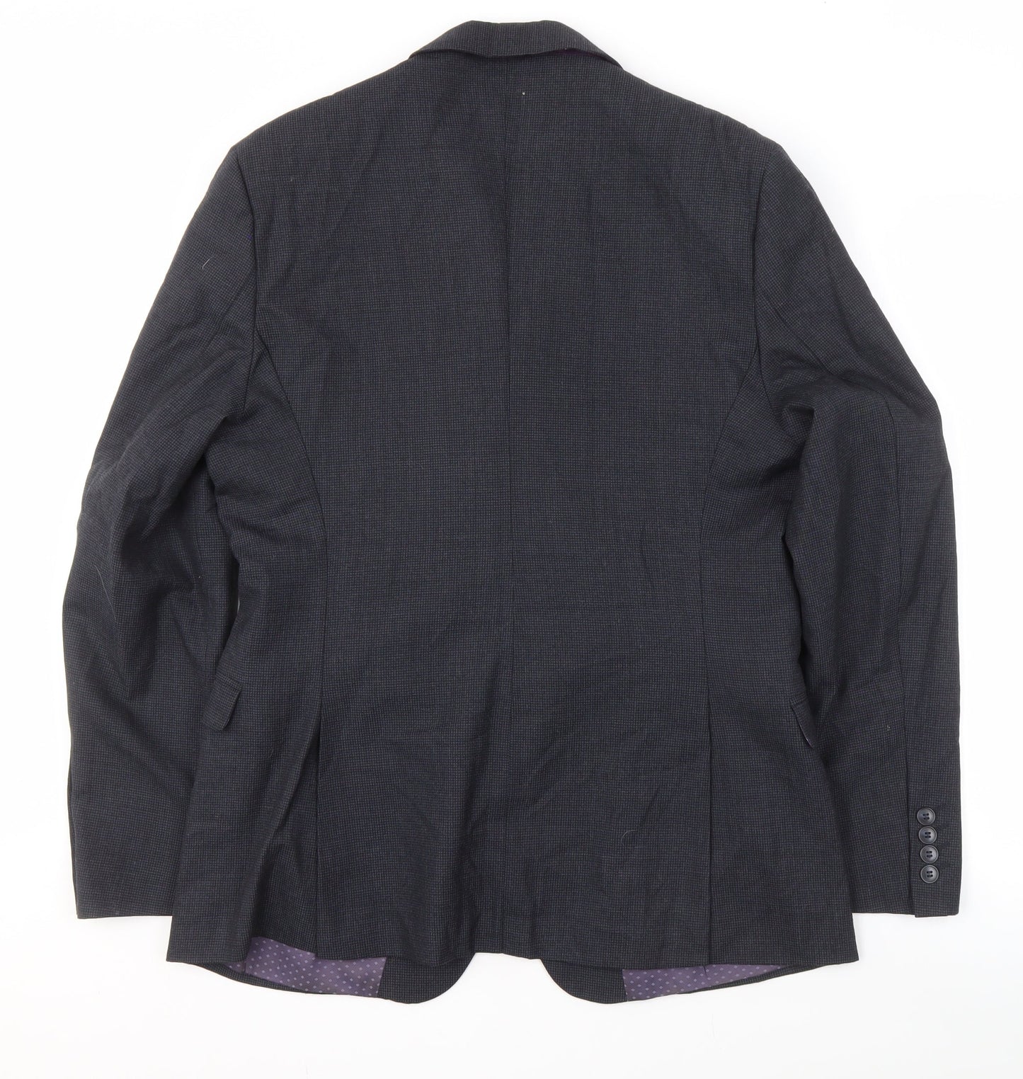 Mens UK Size 44 ONESIX5IVE Regular Grey Suit Jacket