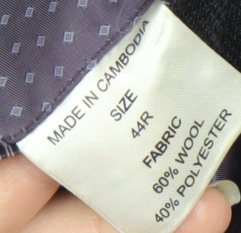 Mens UK Size 44 ONESIX5IVE Regular Grey Suit Jacket