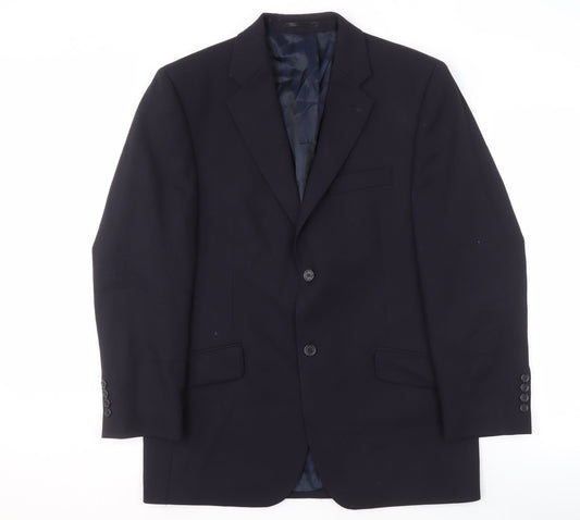 Mens UK Size 40 Daniel Hechter Regular Blue Suit Jacket