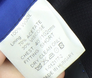 Mens UK Size 40 Daniel Hechter Regular Blue Suit Jacket