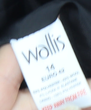 Wallis Women's Black Blazer, Size 14, Petite, Business Wear