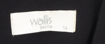 Wallis Women's Black Blazer, Size 14, Petite, Business Wear