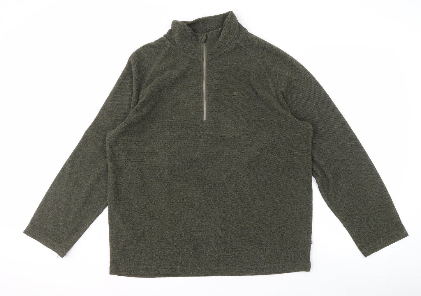 Trespass Men's Green Fleece Pullover Sweatshirt XL