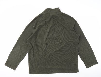 Trespass Men's Green Fleece Pullover Sweatshirt XL