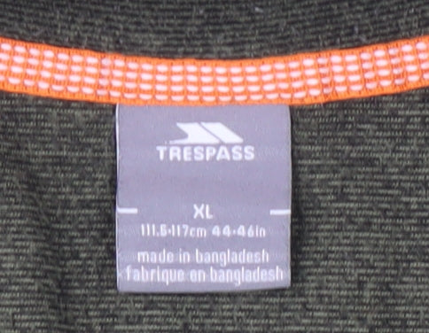 Trespass Men's Green Fleece Pullover Sweatshirt XL