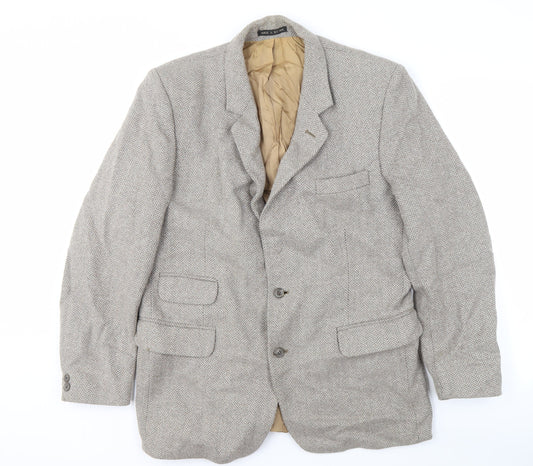 Mens UK Size 42 Dunn & Co Regular Grey Suit Jacket