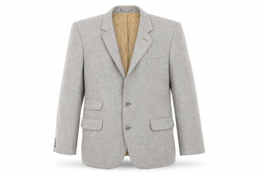 Mens UK Size 42 Dunn & Co Regular Grey Suit Jacket