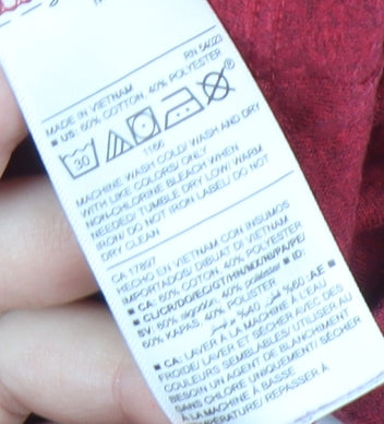 Old Navy Men's Red Medium Crew Neck T-Shirt