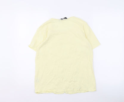 ISLE Essentials Women's Yellow Blouse, Size 14, Cotton