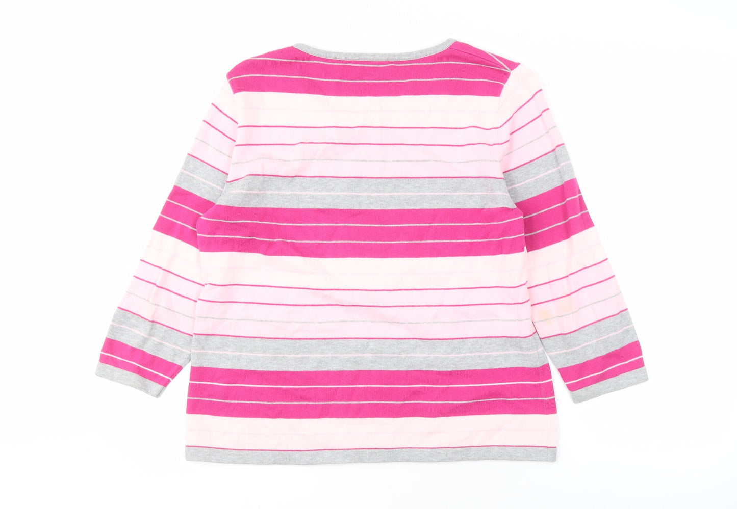 Womens UK Size L Viyella Multicoloured Pullover Jumper